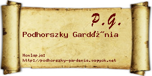 Podhorszky Gardénia névjegykártya